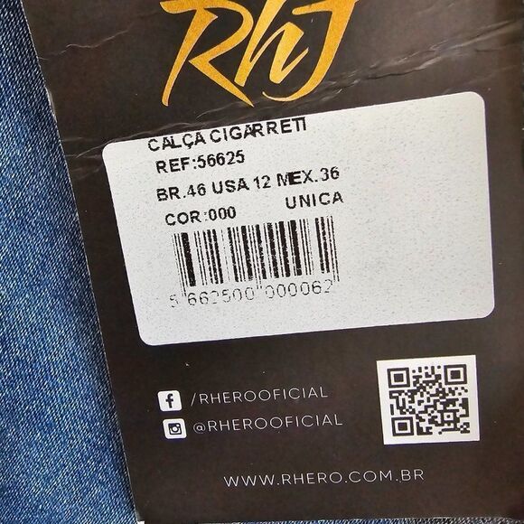 Colombian Brazilian butt insert pad jeans  stretch Denim high waist pant Size 12 - Picture 10 of 15